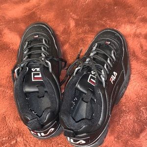 Fila black shoes
